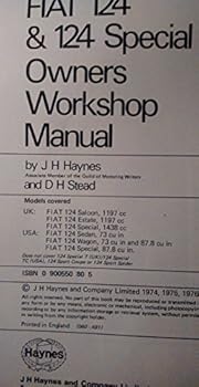 Fiat 124 and 124S Saloons Owners Workshop Manual