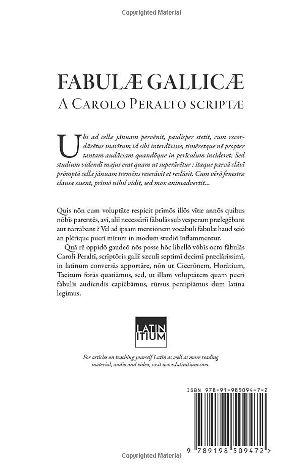 Fabulae Gallicae - A Carolo Peralto Scriptae: Charles Perrault's Stories in Latin (Latin Edition) - Image 2