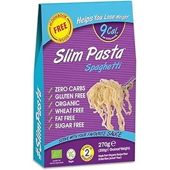 25 Eat Water Slim Pasta Fettuccine Zero Sugar Low Carb Gluten Free Alternative Amazon Co Uk Grocery