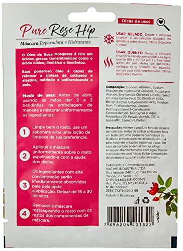 Máscara Facial de Rosa Mosqueta, Native