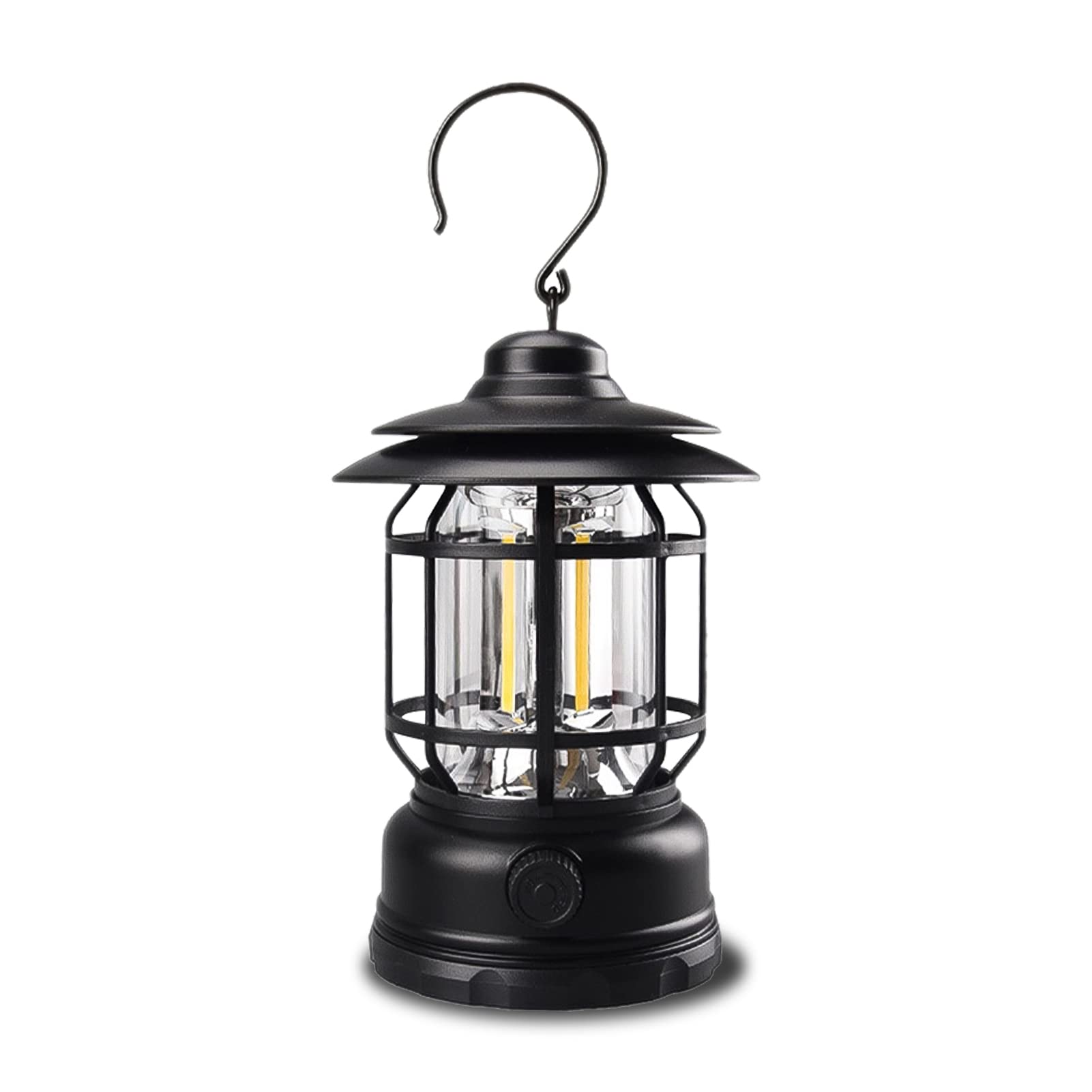 Vintage LED Camping Lanterns, DIBMS USB Rechargeable Portable Flashlight Waterproof Survival Decorative Lights for Camping Hurricanes Emergencies Power Outages Homes Indoor Outdoor