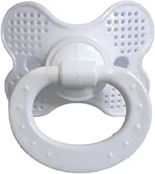 Chupeta Rendinha LB Bico RN Redondo Silicone N1 BR, Sonne, Branco