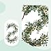 CIR OASES 6FT Spring Garland with Eucalyptus White Berry Artificial Summer Spring Garland for Mantle Wedding Arch Porch Window Indoor Outdoor Decor Home Decoration All Seasons