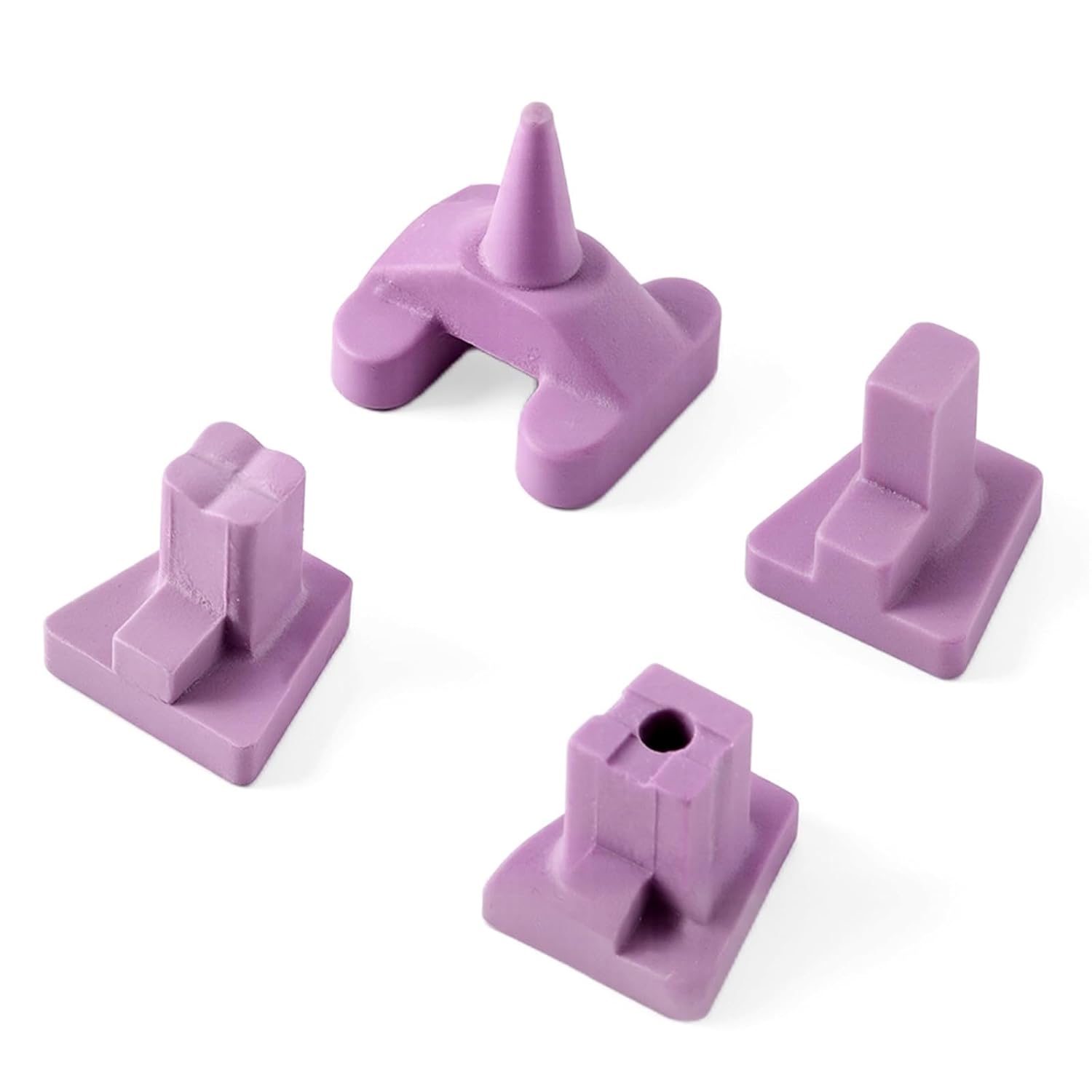 Ceramic Firing Pegs for Crowns and Bridges 4Pcs Dental Ceramic Firing Pink Pegs Lab for Single Porcelain Crown Oven Tray Ceramist Tool Dentistry Accessory(4pcs-Flowers)