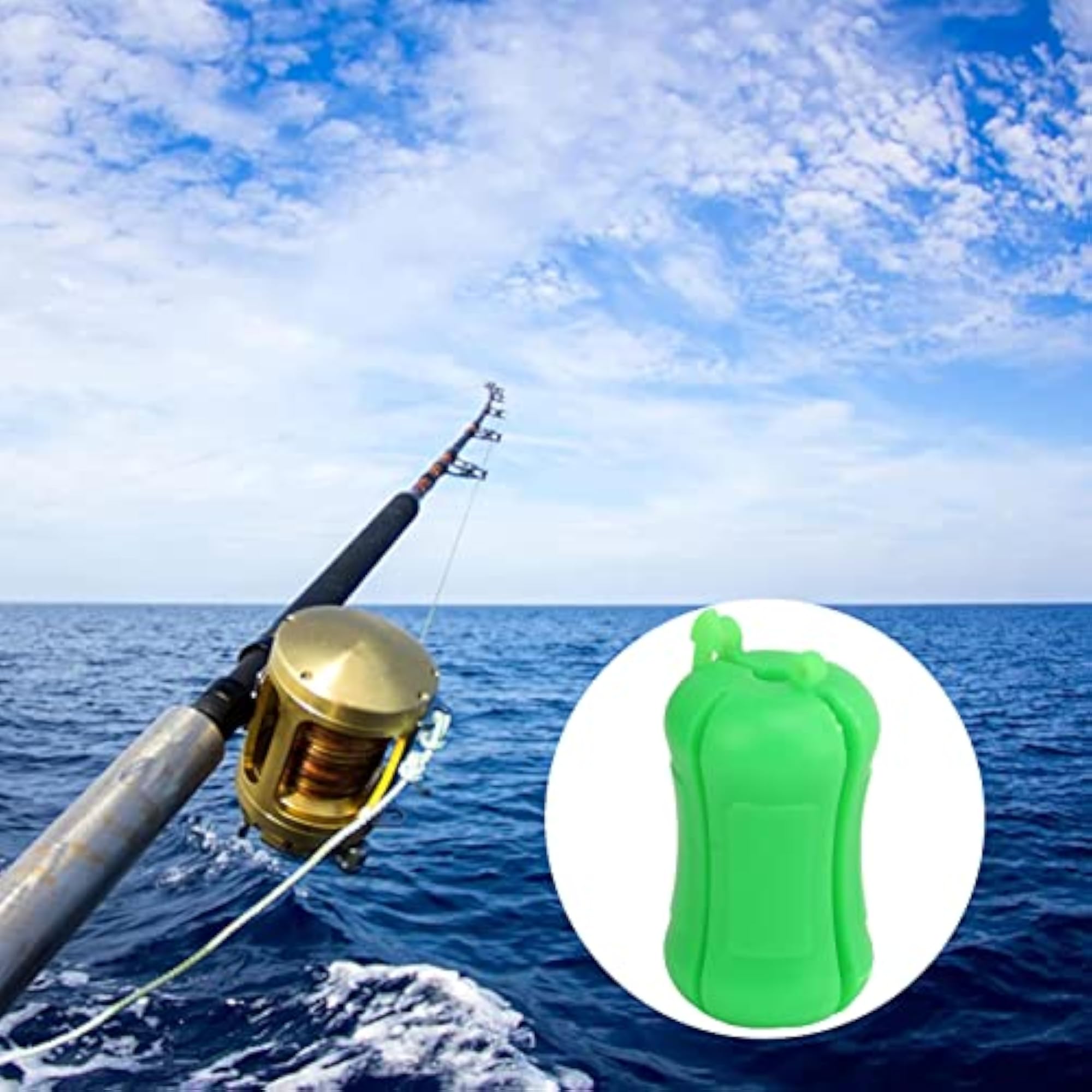 Reusable Fishing Pole Clip with 5 Slots