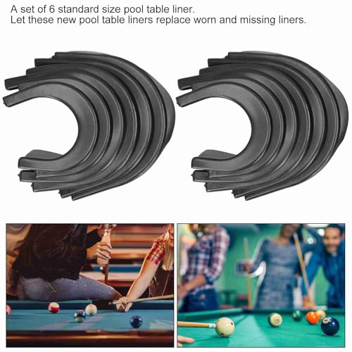 Doublure d'angle de billard de rechange | Protection et amorti des poches