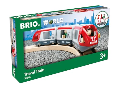 BRIO 33505 - Roter Reisezug - Spielzeuglok, Kleinkind-Spielzeug für Kinder...