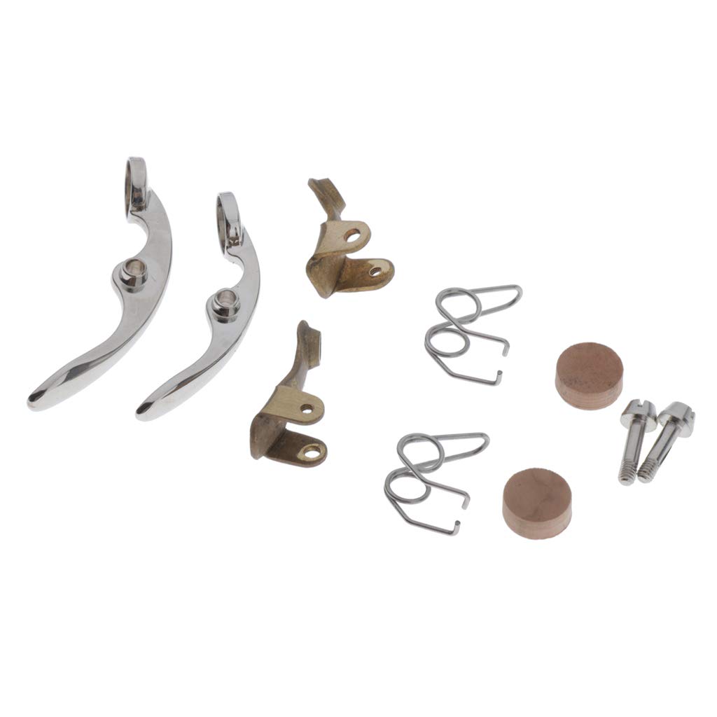 2 Set Tromba Acqua Chiave Valvola Molle Viti Parti Strumento in Ottone