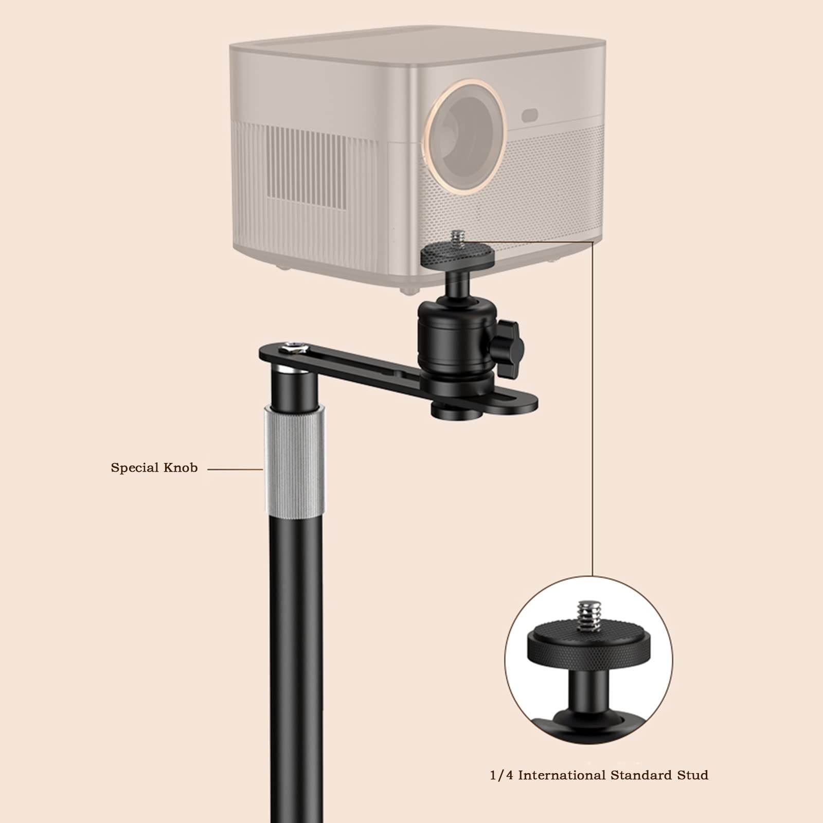 Support De Projecteur Projecteur Support de Chevet ménage Chevet canapé Cadre Universel Mural perforé lit Gratuit Support de projecteur Mural Support De Projecteur Réglable