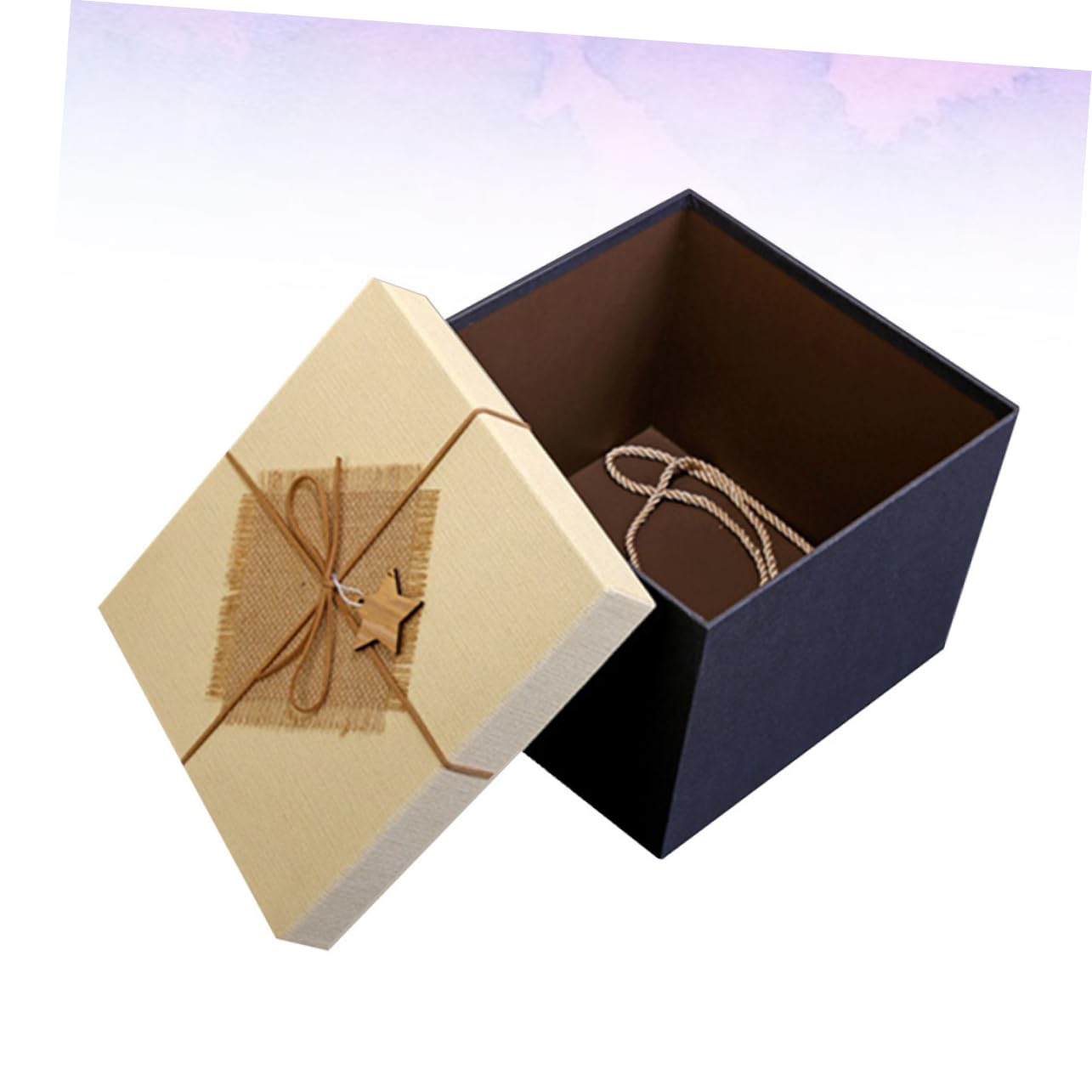 SOLUSTRE Geschenkbox aus Karton Quadratisch oder Rechteckig für Kleidung Hemden Schals oder Geburtstagsgeschenke
