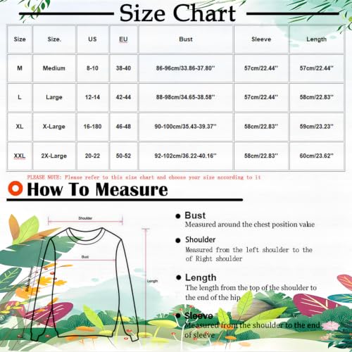 Women's Sweater Long Sleeve Crew Neck Knit Pullover Loose Fit Casual Top - image 3