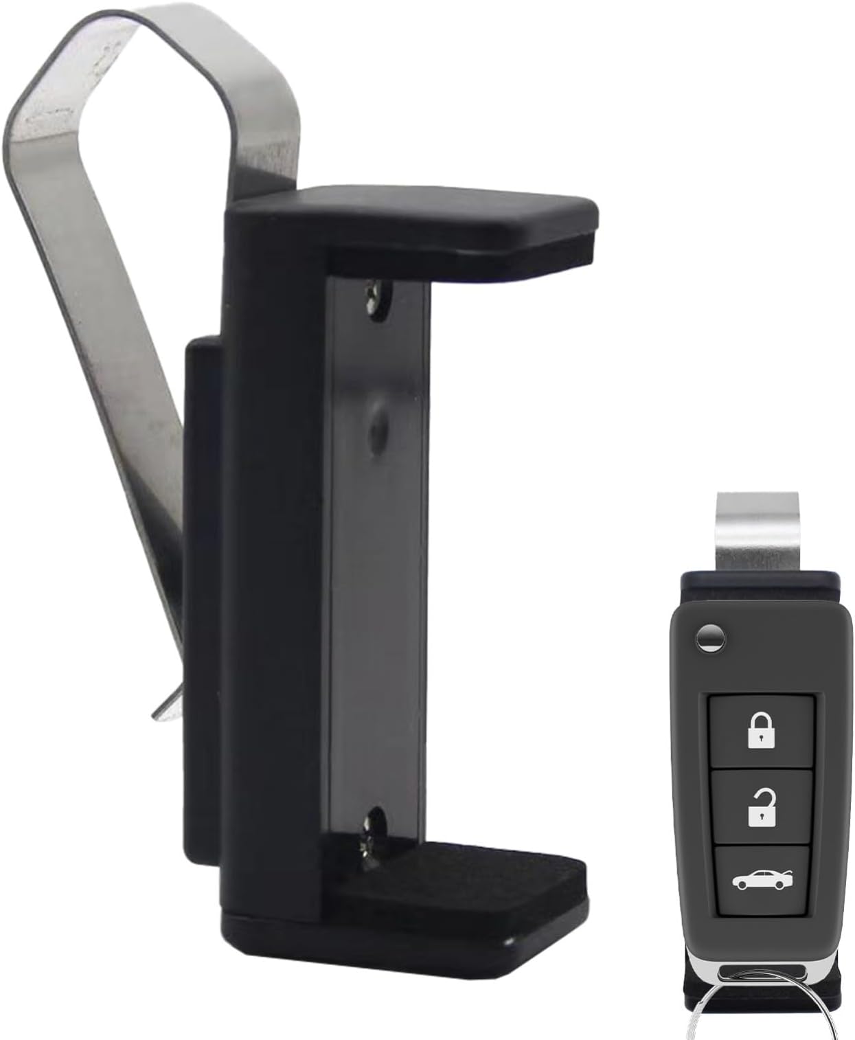 Garage Door Opener Clip - Stability Ensured, Remote Visor Clip, Sturdy Garage Door Remote Control Clips | Adjustable Visor Clips for Cars, Compatible with Liftmaster Sears