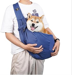CYBERNOVA Small Pet Dog Cat Sling Carrier for 3-15lbs, with Pocket,Hand-Free Pet Bag Dog Cat Puppy Carry Bag for Travel an Price In India
