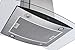 Winflo 30 In. Convertible Stainless Steel Glass Island Range Hood with Mesh Filter and Touch Sensor Control