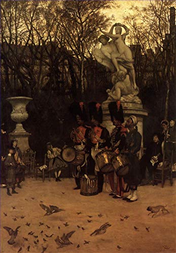 Peintures sur toile Tissot le charme nostalgique de Paris peint à la main pour vous