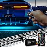 Aura Aluminum Underglow Lighting Kit w/Keyless Unlock Light, 8pc Exterior Neon Accent LED Underbody Strip, Multi-Color n Mode, Waterproof, Soundsync, Door Assist, Wireless Remote, Car Truck RV