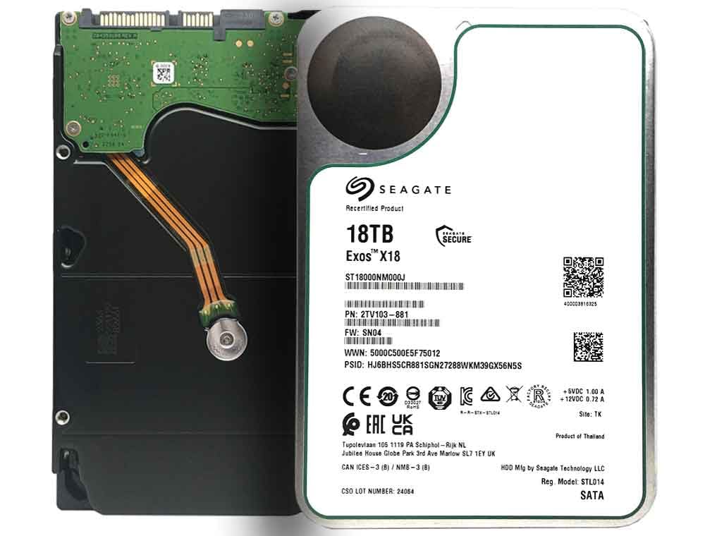 Amazon.com: Seagate Exos X18 ST18000NM000J 18 TB Hard Drive Amazon.com: Seagate Exos X18 ST18000NM000J 18 TB Hard Drive