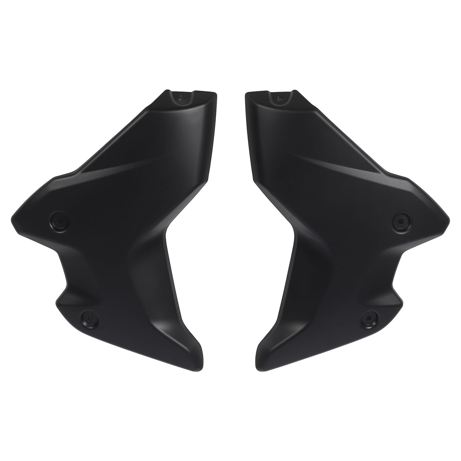 Tbest Vorderer Kühlerschutz Seitenverkleidungsabdeckung, Vorderer Kühlerschutz Seitenverkleidung Motorradschutz R1250GS LC R1250 GS R 1250GS 2018-2023 Hochwertiges ABS-Material (Black)