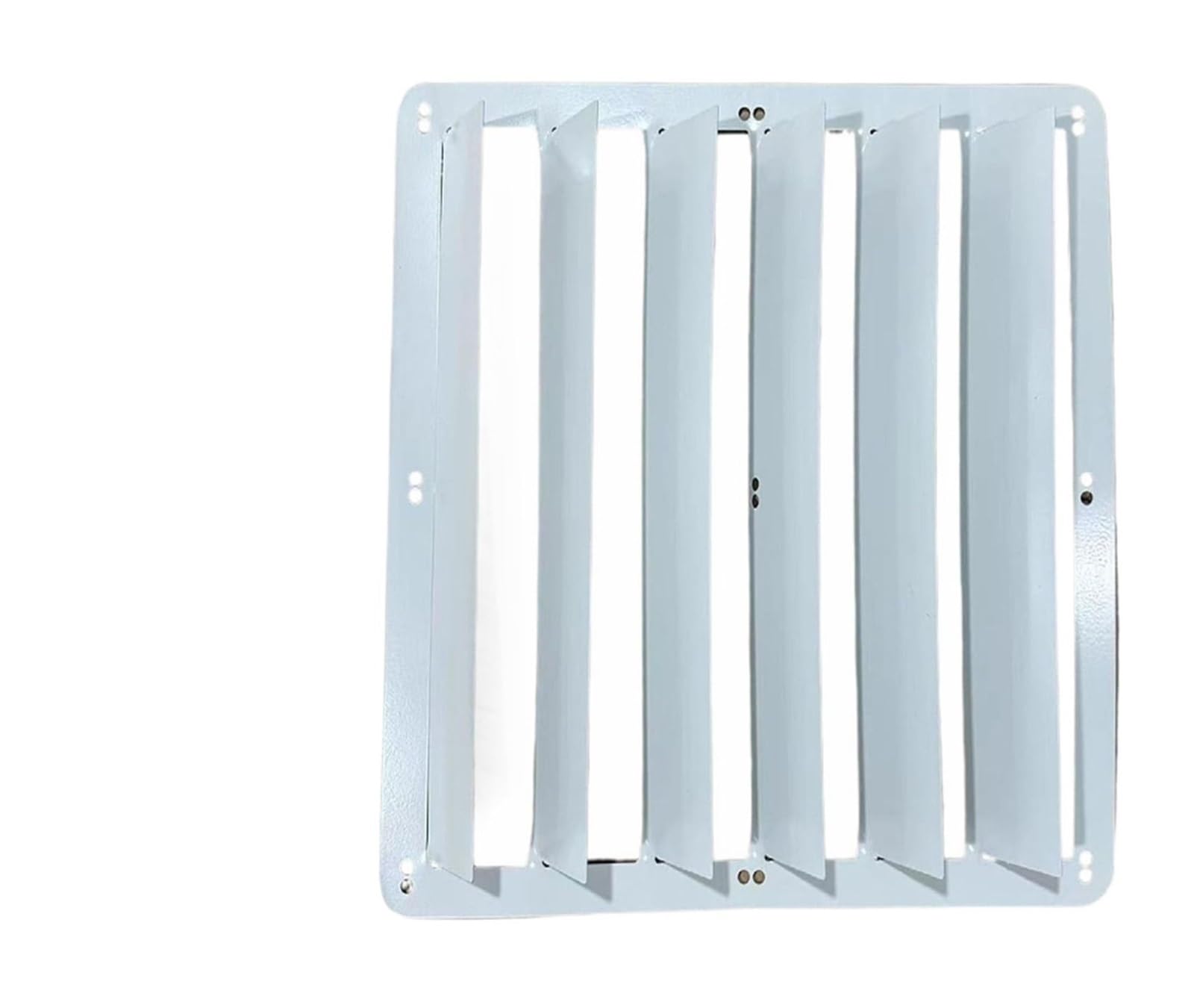 QCKNKMGG Air Conditioner Outdoor Unit Deflector, Stainless Steel AC Deflector Cover For Outdoor Compressor Unit ion, 43-60cm(Square,46X46cm)