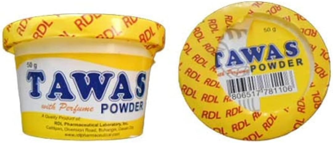 RDL Tawas Powder (Alum Powder) 50 grams (Yellow) by RDL
