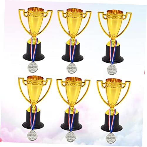 ABOOFAN 36 Peças De Mini Bolas De Beisebol Para Crianças Troféu De Futebol Recompensa Troféus De Plá