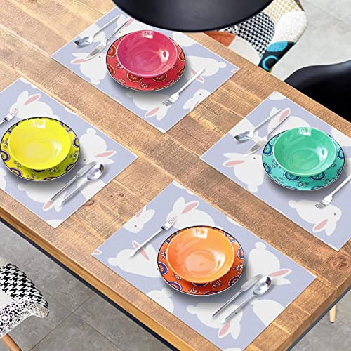 Set de table en tissu Oxford lavable pour protéger la table des assiettes chaudes - 8