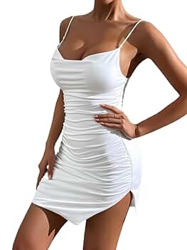 ◆GLOWNY◆ GIRLFRIEND SLEEVELESS MINI DRESS WHITE GY24AOP005 GIRLFRIEND SLEEVELESS MINI DRESS (WHITE) - GLOWNY