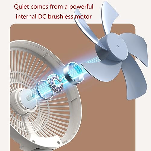 Ventilateur pliable USB déformable et facile à nettoyer avec 3 vitesses - 4