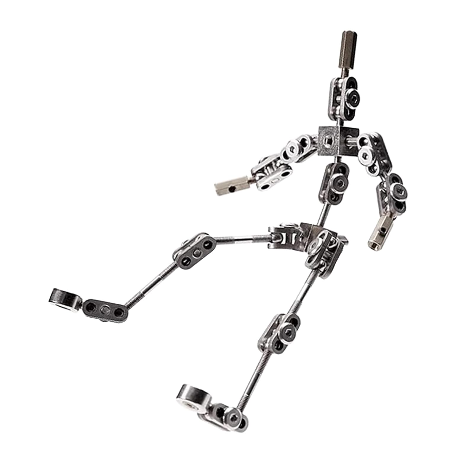 Metalowa lalka do tworzenia postaci, DIY Metalowe szkielety do lalek do animacji Projektowanie postaci i kreatywna zabawa, idealne do animacji poklatkowej,17cm