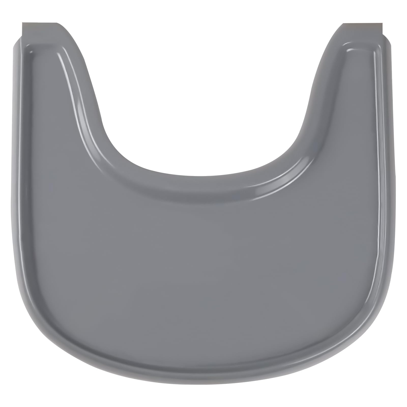 High Chair Tray Compatible with Stokke Tripp Trapp Chair with Smooth Surface and Strong Suction - Made from Food Safe Plastic (BPA BPS BPF Lead and Phthalate Free) - Gray