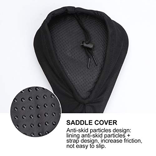 Capa de assento de bicicleta Wakauto capa de assento de bicicleta de gel capa de sela de bicicleta a