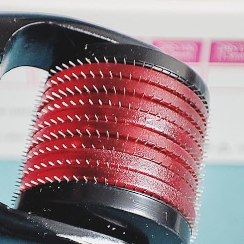 Image of Dr. Pen Derma Roller 1mm, with 540 Titanium Needles For Scalp, Face and Beard