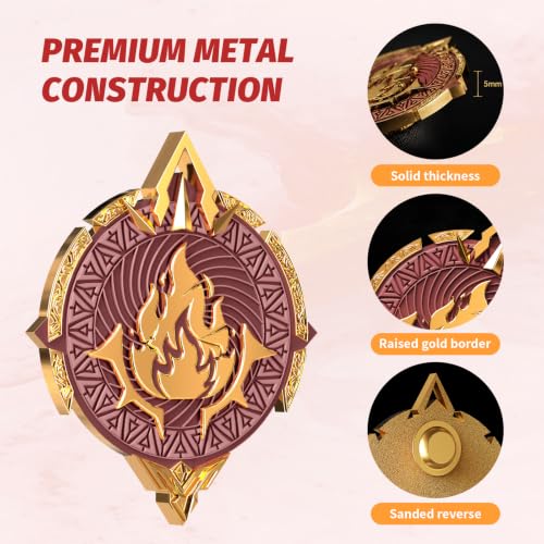 Byhoo Magnetic Metal RPG Badge, Opposites Collection: Purgatory Emblem - image 4
