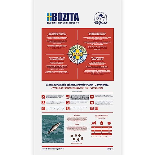Bozita Grain Free Senior 8+ Salmon (Packung mit 2)