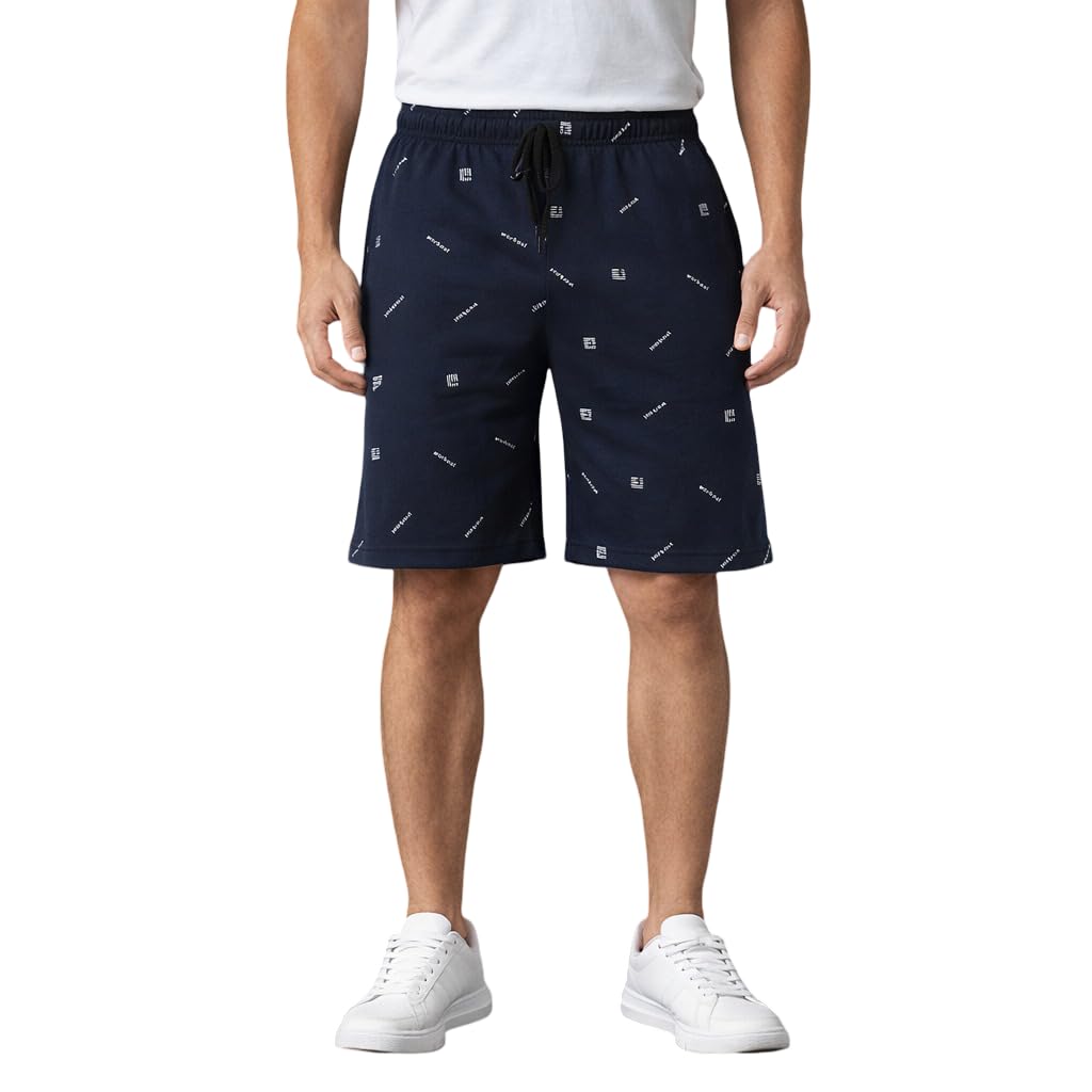 Men’s Cotton Printed Shorts Elastic Waist Casual Summer Shorts-picture-31