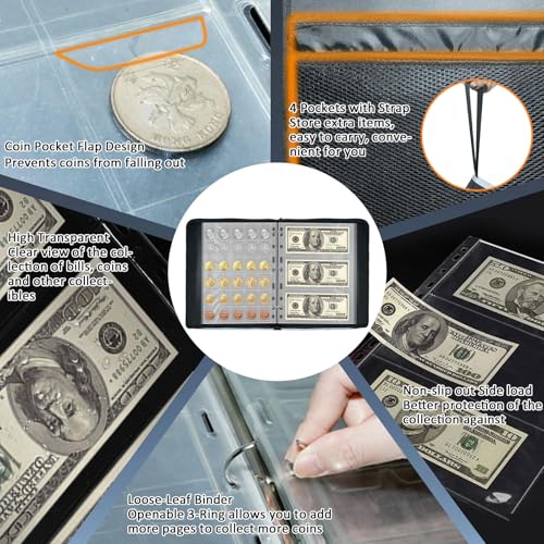 Porta álbum para colecciones de monedas miniatura 6