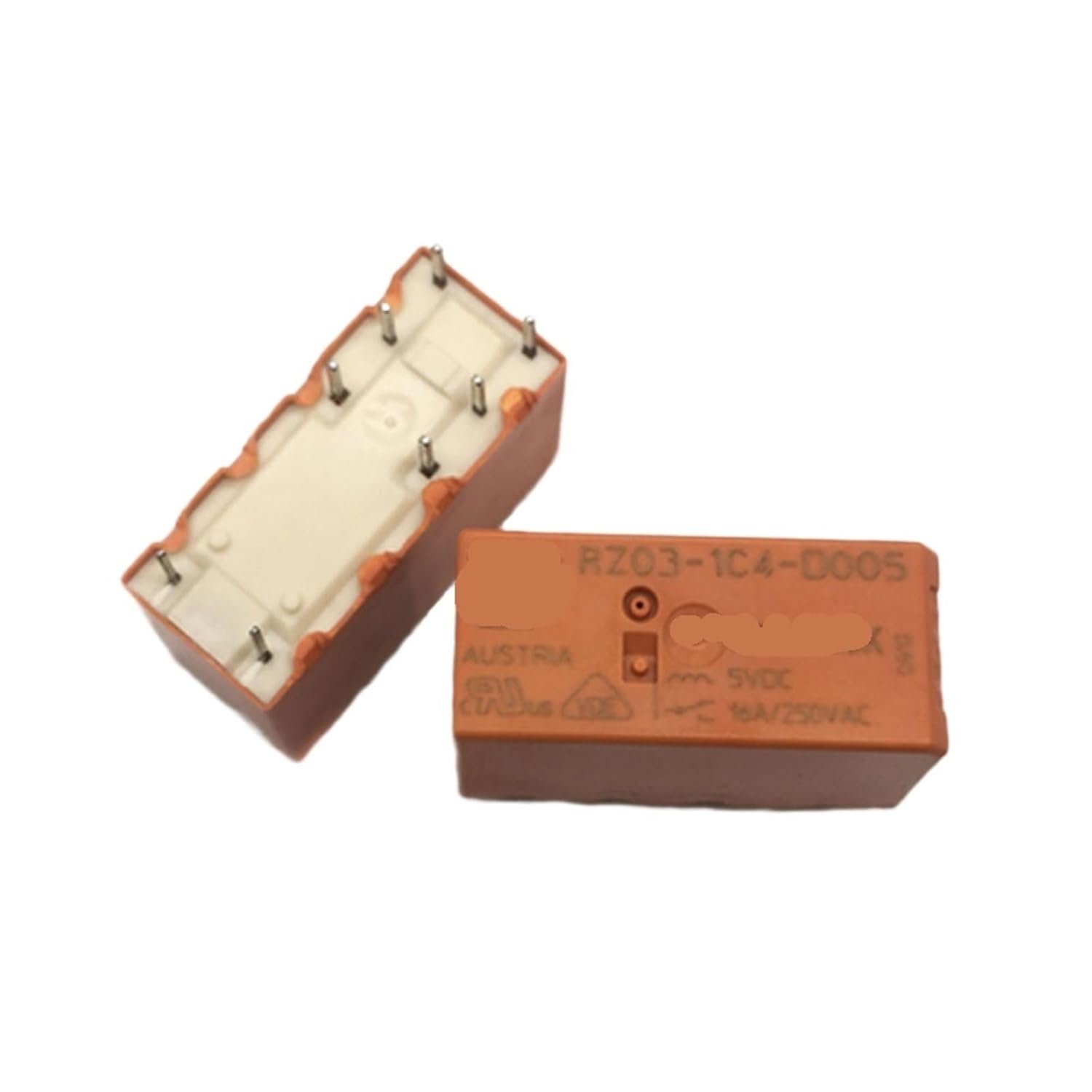 10pcs/lot RZ03-1C4-D005 Electromagnetic Solid State Relay 16A 5V 8P Pin D005