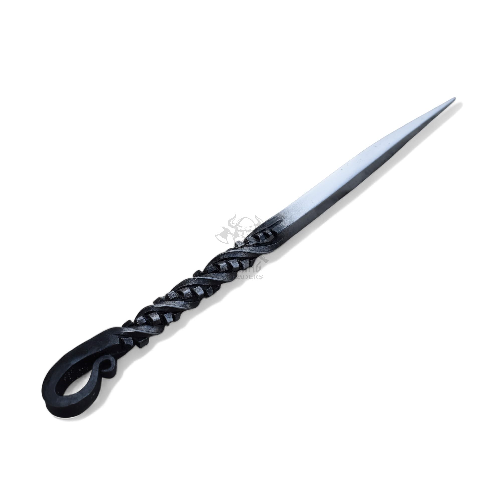 Viking Traders Hand Forged Medieval Viking Eating Spike, Iron, 8 Inch, Antique Black