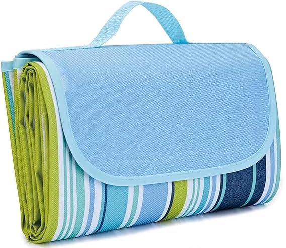 Multipurpose Waterproof Picnic Mat/Floor Mat/Rug/Carpet/Chatai/Outdoor Mat150 x 180 CM | Foldable Outdoor Floor Mat for Beach Camping Garden Travel | Sandproof Polyester Picnic Blanket-image-36