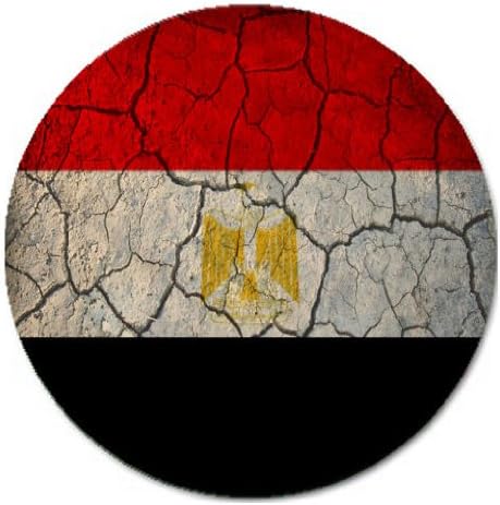Amazon.com: Egypt Flag Crackled Design Round Mouse Pad : Office Products