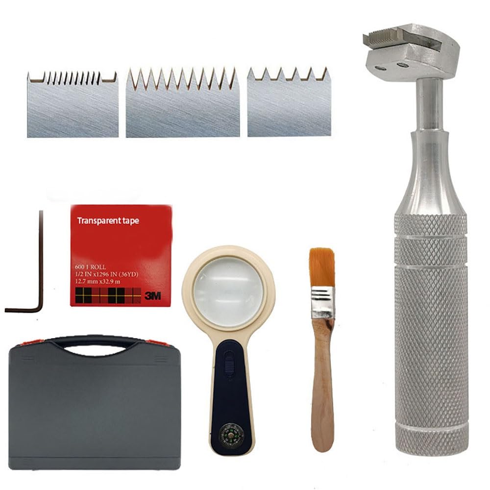 Kit de probador de adherencia de corte cruzado con hoja de 1mm/2mm/3mm, embalaje en caja de plástico