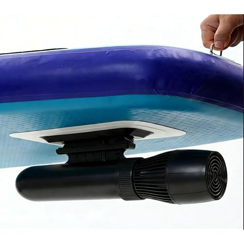 Underwater Scooter 500W/10000 mAh, 130-Min Runtime, 10-Speed Adjustable (1.9-4.3 MPH), Family-Friendly Underwater Sea Scooter for SUP Paddle Board, Pool Diving and Snorkeling