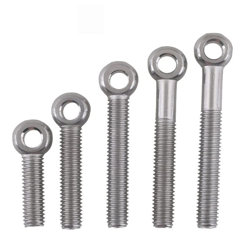 Wall Anchors Metal Fixings Anchors,Expansion Screw Bolts, Anchor Bolt Hooks,Metal Bolt 304 Stainless Steel Machinery Shoulder Lifting Eye Screws Bolts O Ring Head Axle M12(Length:M12x90mm-1pcs) (Size