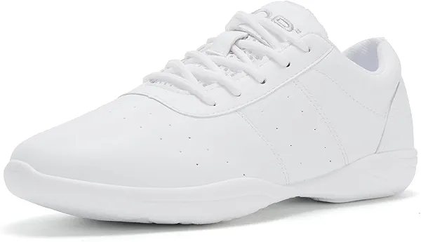 OLORA Cheer Shoes Cheerleading Shoes Lightweight Comfortable Dance Athletic Training Tennis Competition Cheerleader Sneakers