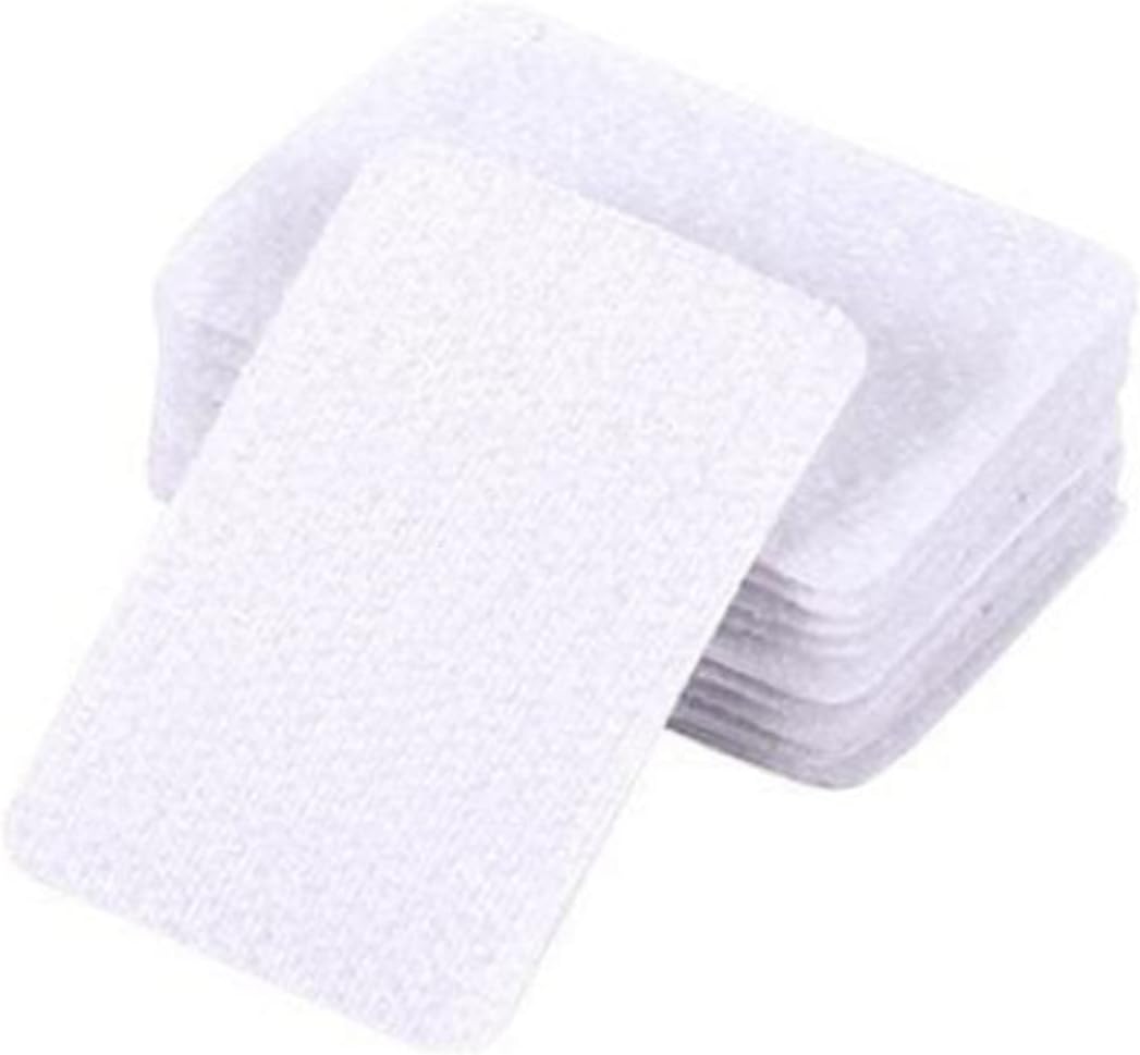 Meoliny Double Side Mounting Tape Round Hook Loop Strips Interlocking Tape for Home Office Picture Frame Bed Sheet,1 White 5Pcs,4cm