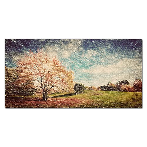 Photo sur verre acrylique de forêt Coloray, décoration d'intérieur haut de gamme