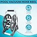 Poolzilla Swimming Pool Vacuum Hose Reel, Easily Store Vacuum Hose and Prevent Kinks, Designed With Carry Handle