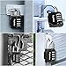 Combination Lock, 4 Digit Combination Padlock for School Gym Sports Locker, Fence, Toolbox, Case, Hasp Cabinet Storage (2 Pack, Light Blue & Black)