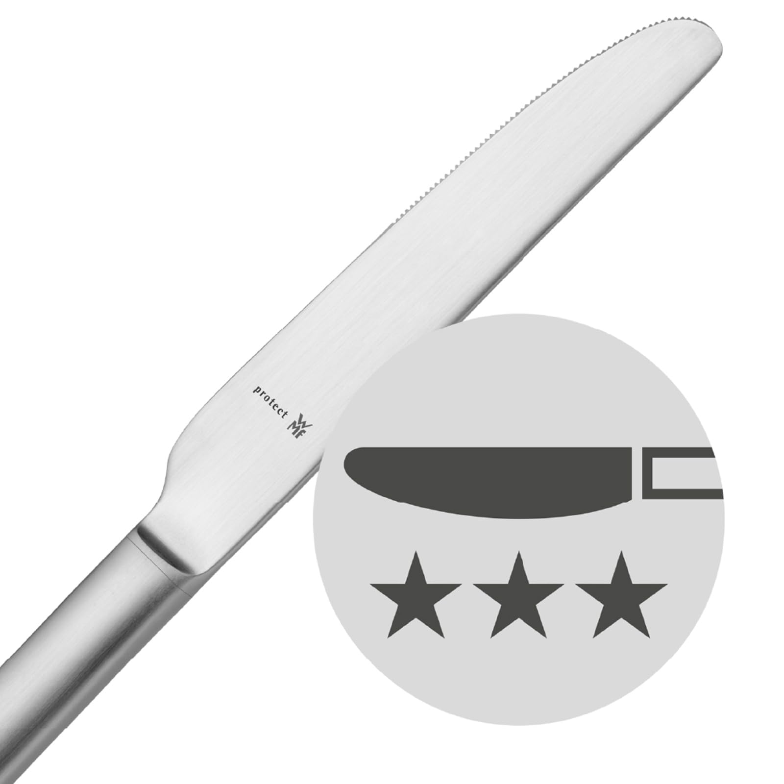 WMF Corvo Cromargan Protect łyżeczka 13,5 cm, 1 sztuka, nadaje się do mycia w zmywarce, stal nierdzewna, srebrna, nowoczesny styl