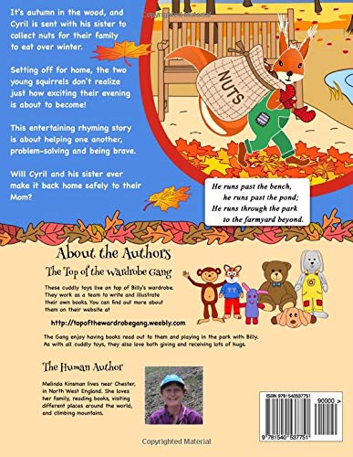 Cyril Squirrel and the Long Run Home: U.S.English Edition - Fun Rhyming Bedtime Story - Picture Book / Beginner Reader (for ages 3-6) (Top of the Wardrobe Gang Picture Books) - Image 2